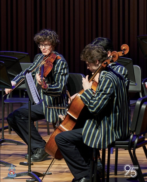 Quintet in Canberra Grammar School's Small Ensemble Concert, 2023