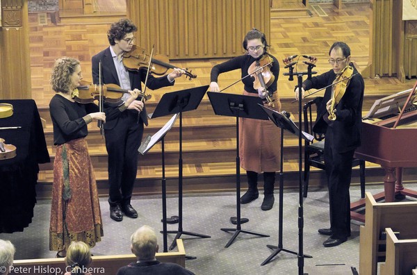 Too Many Strings. Apeiron Baroque. John Ma, Marie Searles, Karina Schmitz and Alex Monro, 2023.
