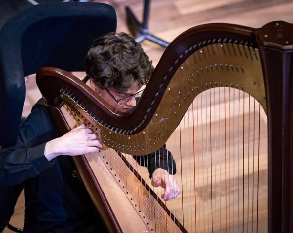 Alex Monro playing in Australian Youth Orchestra's (AYO) Young Symphonists - Pure Energy, 2024