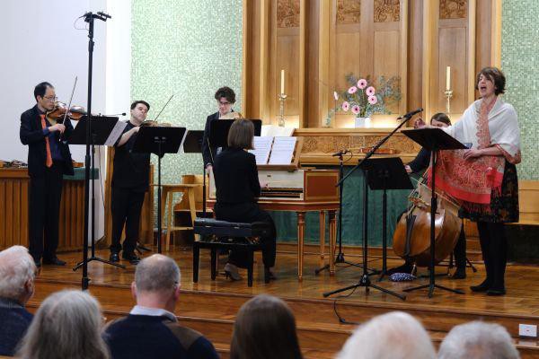 Apeiron Baroque - Something New, Something Old Concert, 2025, Susannah Lawergren (Soprano), John Ma (Violin/Viola d'amore), Matt Greco (Violin), Alex Monro (Tenor Viola), Pippa MacMillan (Violone), Marie Searles (Harpsichord)
