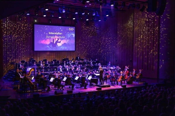 Alex Monro playing viola in the Canberra Symphony Orchestra's 'Art of The Score: The Music of Hans Zimmer' concert series in August 2026, photo by Arianne Schlumpp